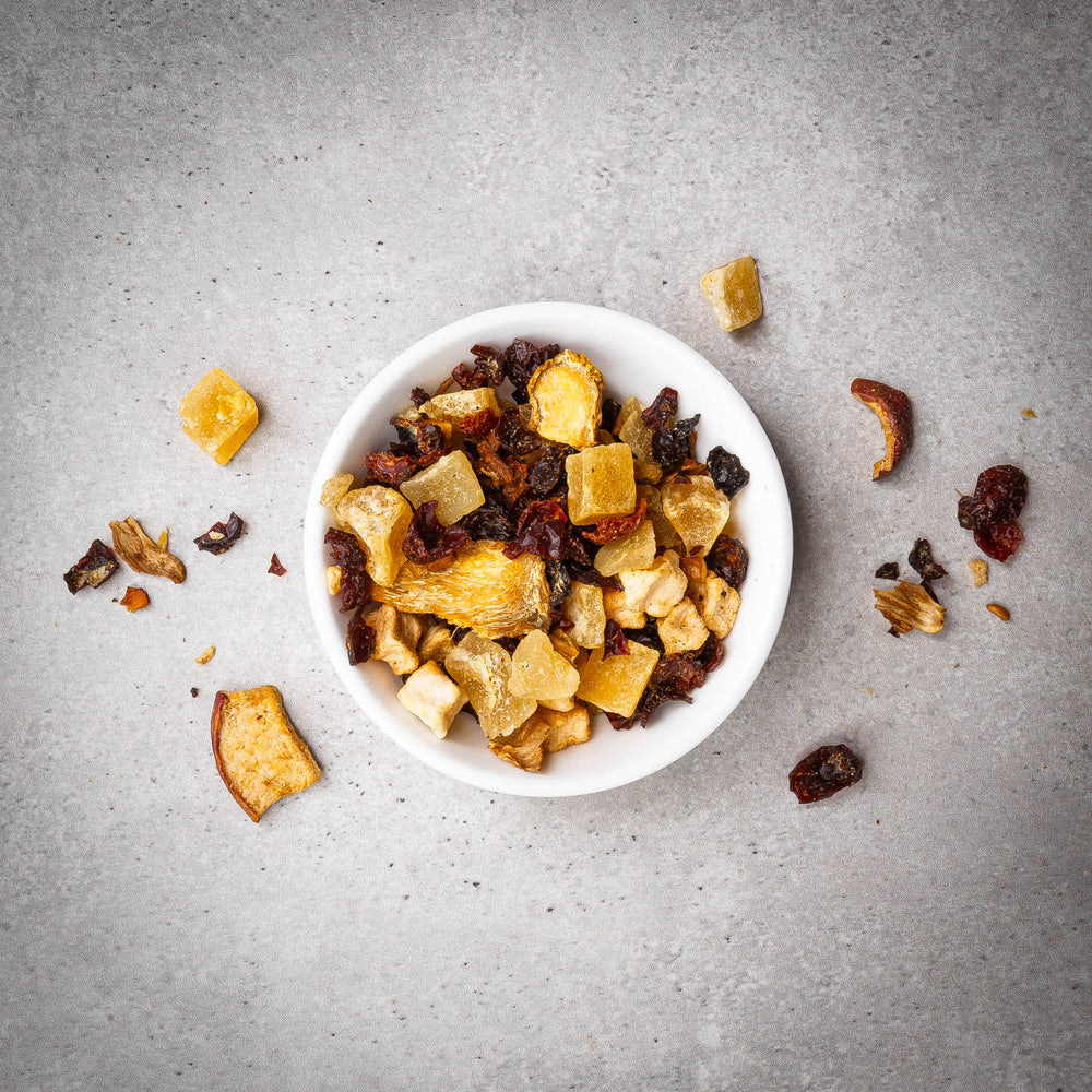 Kandierter Ingwer Früchtetee